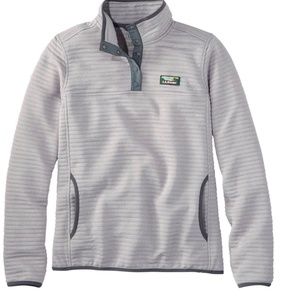 L. L. Bean Grey Ribbed Women’s Pullover